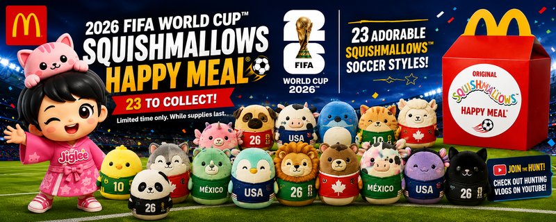 McDonald’s World Cup Squishmallows Happy Meal Has Collectors on the Hunt